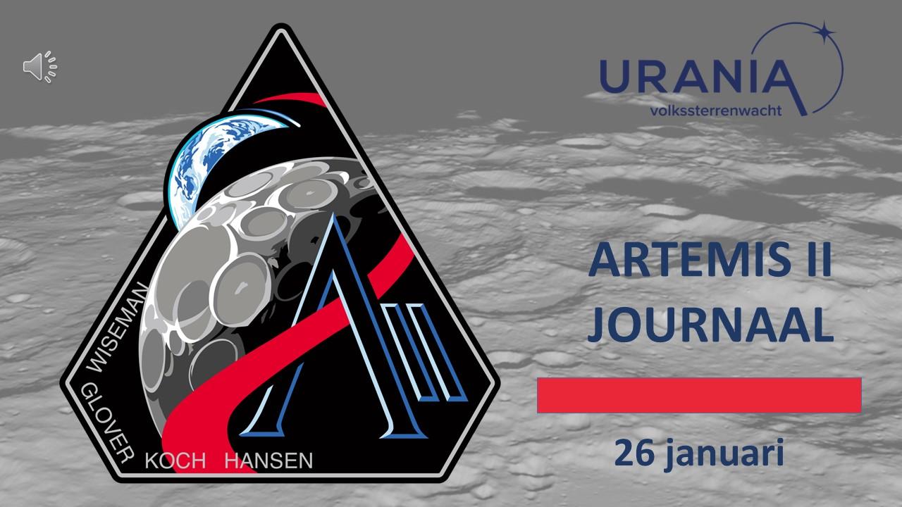 Artemis II Journaal - 26.01.2026